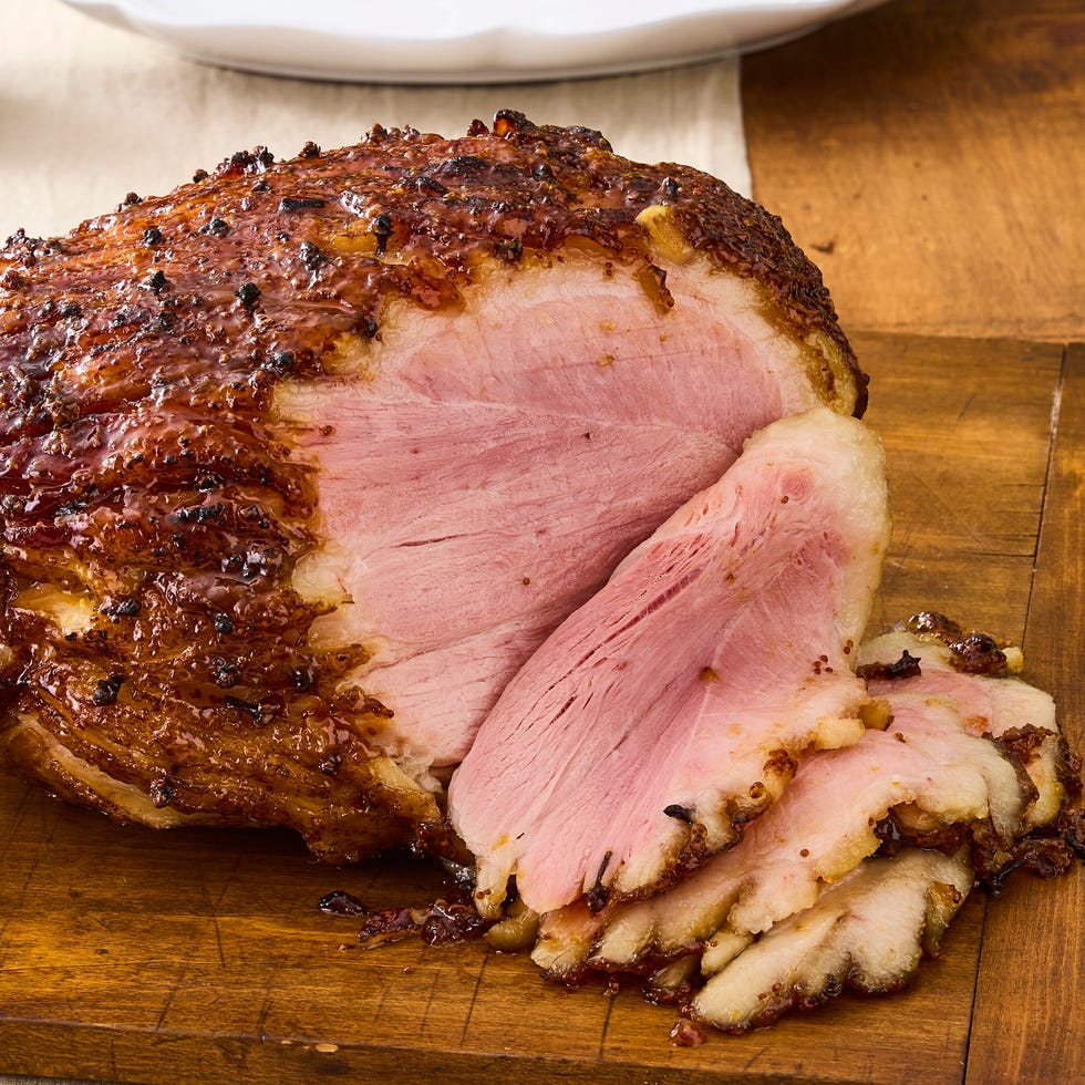 Apricot and Mustard Glazed Ham