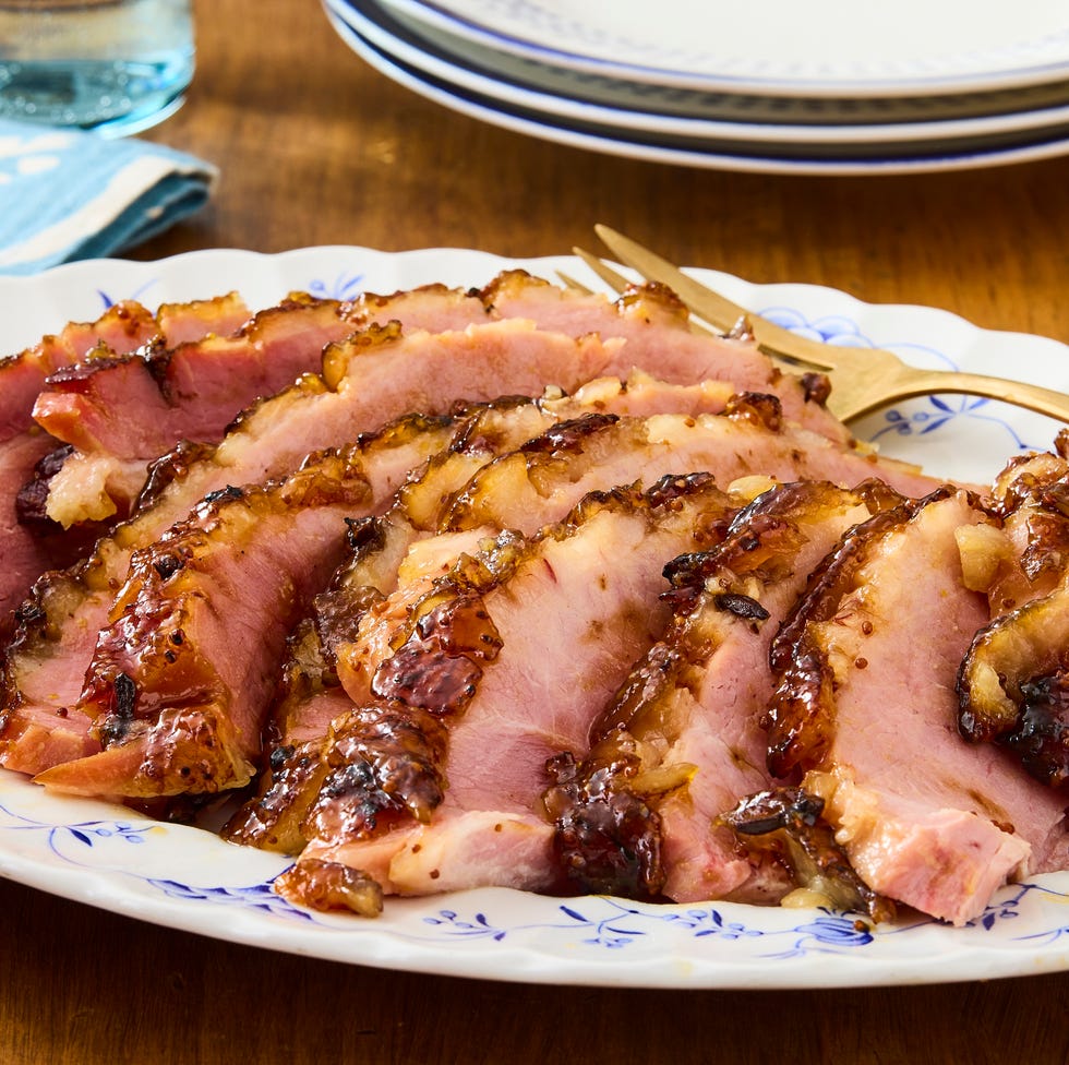 Maple-Bourbon Glazed Ham