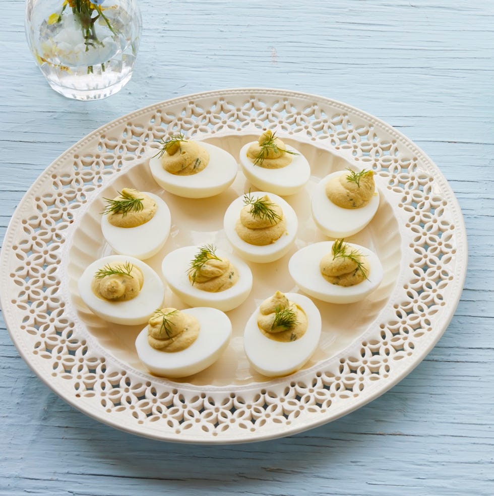 Whipped Deviled Eggs with Dill
