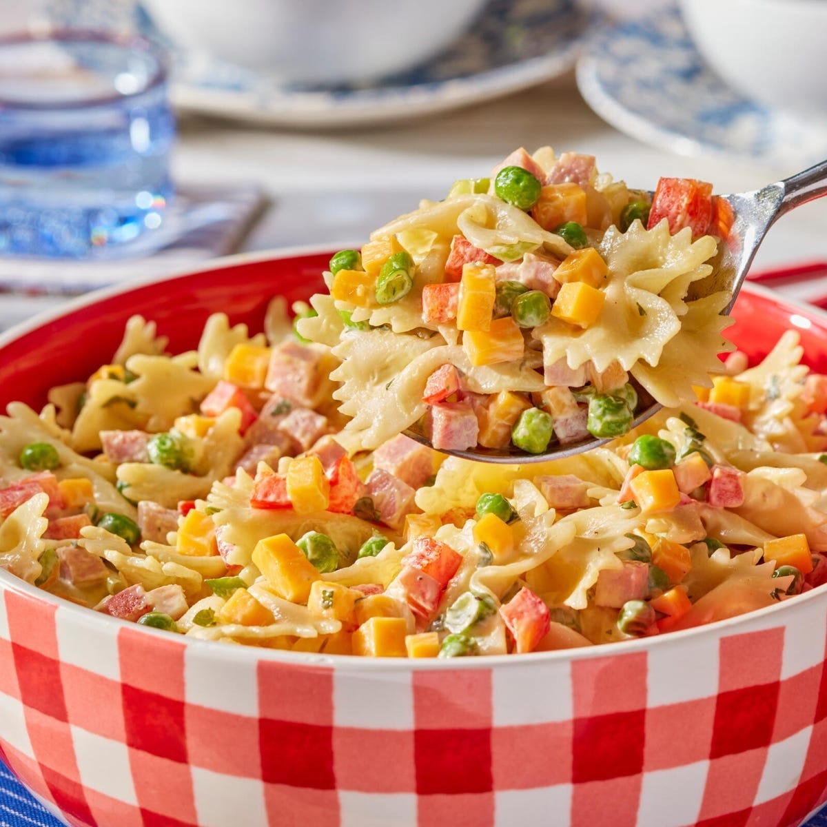 Bow Tie Pasta Salad with Ham