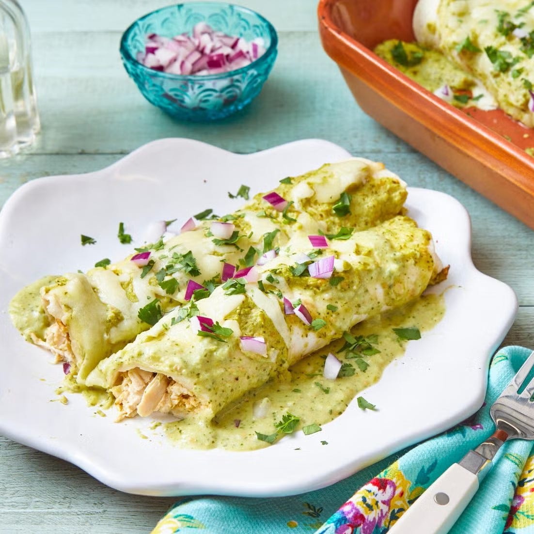 Enchiladas Verdes
